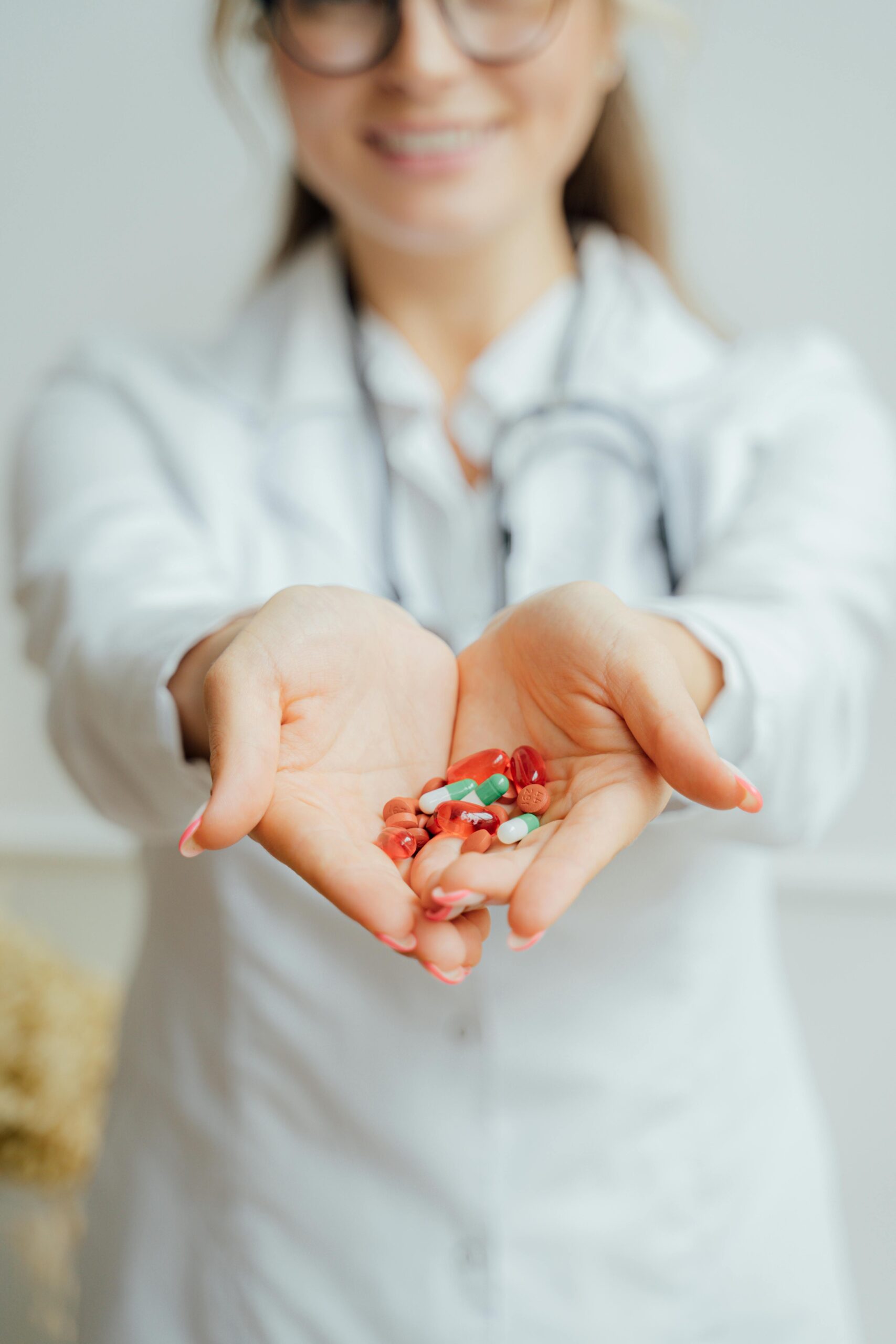 pharmacist with medicines